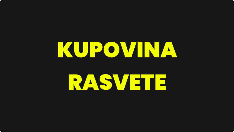 PREPORUKA ZA KUPOVINU RASVETE